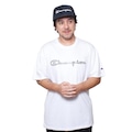 Camiseta Masculina Champion Lev Mc Script Metal OFF WHITE