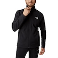 Jaqueta The North Face Masculina Fleece Glacier Full Zíper PRETO