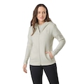 Jaqueta Com Capuz The North Face Fleece Glacier Full Hoodie Zíper Feminina OFF WHITE