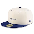 Boné Masculino New Era 59Fifty Fitted Micah Johnson x Los Angeles Dodgers Script MLB OFF WHITE
