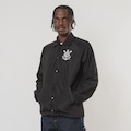 Jaqueta do Corinthians Coach Masculina PRETO