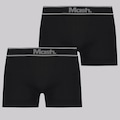 Cueca Boxer Mash Sem Costura - 2 Unidades - Adulto PRETO