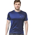 Camiseta Elite Running Plus Size Masculina AZUL ESCURO