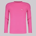 Camiseta Manga Longa Puma UV50+ Infantil ROSA