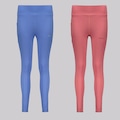 Kit 2 Calças Legging Rainha com Bolso Feminina AZUL