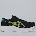 Opção de cor PRETO/VERDE de Tênis Masculino Asics Gel-Excite 11