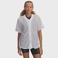 Blusa Feminina Under Armour Baseball Jersey BRANCO