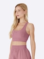 Top Nadador Feminino Enfim Active Básico ROSE