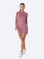 Camiseta Feminina Enfim Manga Longa Active Slim ROSE