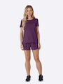 Camiseta Feminina Enfim Active Básica em Malha Dry ROXO ESCURO