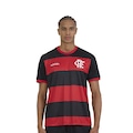 Camisa do Flamengo Masculina Emoção Rubro Negro Braziline PRETO/VERMELHO