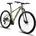 BICICLETA ARO 29 ALUMINIO KAIROS FREIO A DISCO 24 MARCHAS VERDE/PRETO