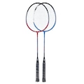 Kit Badminton DHS P208 - 2 Raquetes AZUL