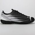 Chuteira Society Masculina Puma Attacanto II PRETO/BRANCO