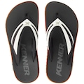 Chinelo Kenner Kivah New Force Masculino PRETO/BRANCO