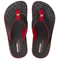 Chinelo Kenner Flamengo Kivah Masculino PRETO/VERMELHO