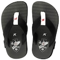 Chinelo Infantil Kenner Kivah Vasco Cruzmaltina PRETO/BRANCO