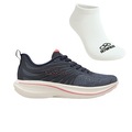 Tênis Feminino Olympikus Bruma +1 Par de Meia AZUL/ROSA