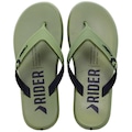 Chinelo Rider R1 Prime Masculino VERDE/PRETO