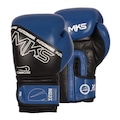 Luva em Couro Boxe MKS Icon CBBOXE AZUL/PRETO