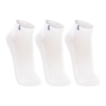 Meia Cano Curto Lupo com 3 Pares Unissex BRANCO