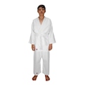 Kimono Judo Jiu Jitsu MKS Branco com faixa Infantil BRANCO