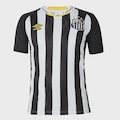 Camisa do Santos II 25/26 Masculina Umbro Torcedor N°10 PRETO
