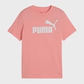 Camiseta Infanti Puma ESS No.1 Logo ROSA