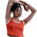 Regata Cropped Nike Sportswear Chill Feminina VERMELHO