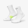 Meia Cano Médio Nike Running Crew Unissex BRANCO