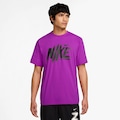 Camiseta Nike Hyverse GFX Masculina ROXO/PRETO