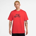 Camiseta Nike SB Masculina PRETO/VERMELHO