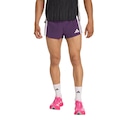 Short Masculino Adidas Adizero Running Split ROXO/AMARELO