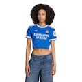 Camisa Real Madrid III 25/26 Feminina Adidas Recortado AZUL