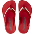 Chinelo Kenner Kivah Colors Masculino VERMELHO/BRANCO