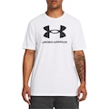 Camiseta Masculina Under Armour Sportstyle Logo Update SS BRANCO