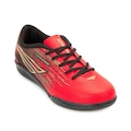 Chuteira Futsal Infantil Penalty Tornado VD PN25 VERMELHO MESCLA