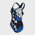 Maiô Feminino Speedo Slim Cross Papillons AZUL