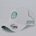 Boné FutFanatics do Palmeiras Trucker Unissex BRANCO
