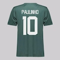 Camisa FutFanatics do Palmeiras 1914 II 10 Paulinho Infantil VERDE