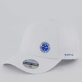 Boné Aba Curva FutFanatics do Cruzeiro 6 Gomos Unissex BRANCO