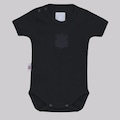 Body FutFanatics do Corinthians All Black Infantil PRETO