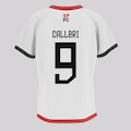 Camisa FutFanatics do São Paulo Calleri 9 Radix Infantil BRANCO