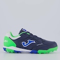 Chuteira Society Infantil Joma Top Flex AZUL ESCURO