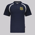 Camisa Polo Santos Escudo Masculina AZUL ESCURO