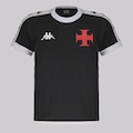 Camisa do Vasco Supporter Culture Kappa Infantil PRETO
