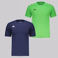 Kit de 2 Camisas Kappa Garret Masculina NAO SE APLICA