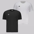 Kit de 2 Camisas Kappa Tully Masculina NAO SE APLICA