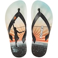 Chinelo Kenner Summer Vôlei Masculino PRETO/LARANJA