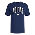 Camiseta Masculina adidas Gráfica Collegiate AZUL/BRANCO